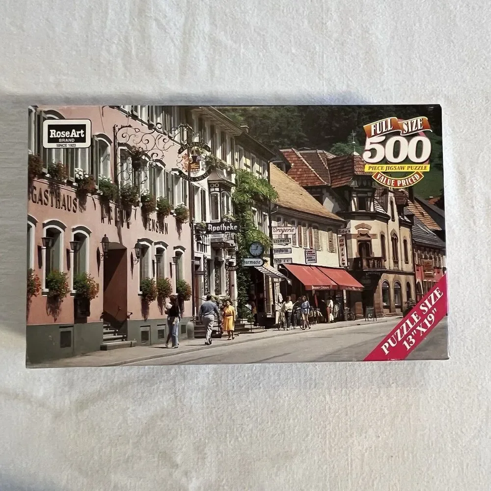 1995 RoseArt Wolfach, Germany 500 Piece Puzzle New Sealed